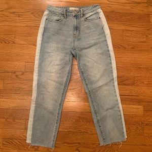Pacsun Side Panel Ankle Mom Jeans